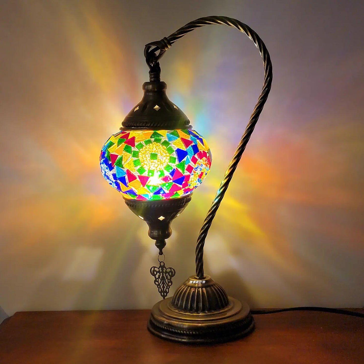 Customizable DIY Mosaic Turkish Lamp Kit for Table Decoration