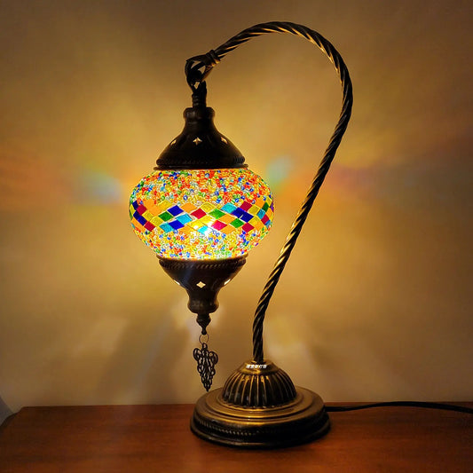 Customizable DIY Mosaic Turkish Lamp Kit for Table Decoration