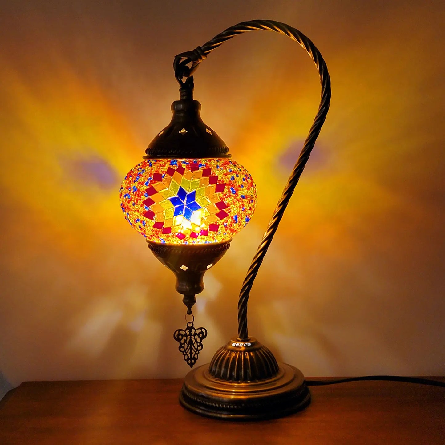 Customizable DIY Mosaic Turkish Lamp Kit for Table Decoration