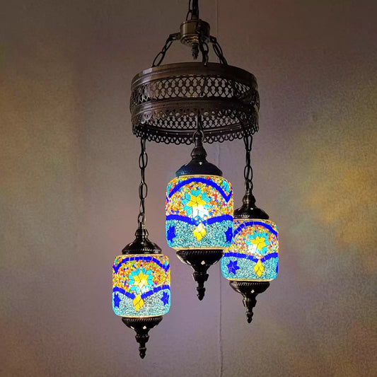 3 Ball Turkish Mosaic Chandeliers Lamps – 2