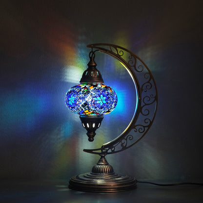 Mosaic Moon Lamp